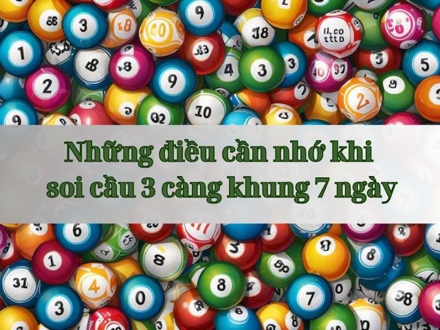 dan 3 cang de khung 7 ngay nuôi tuần
