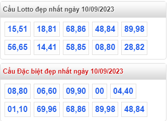 Cầu lô đề đẹp nhất miền bắc ngày 10-9-2023