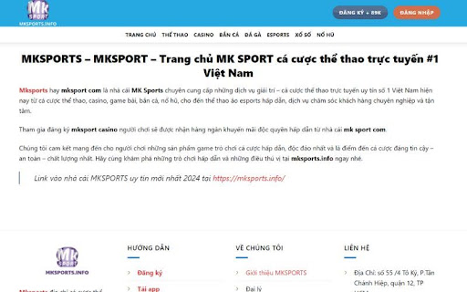 Nhà cái Mksports 