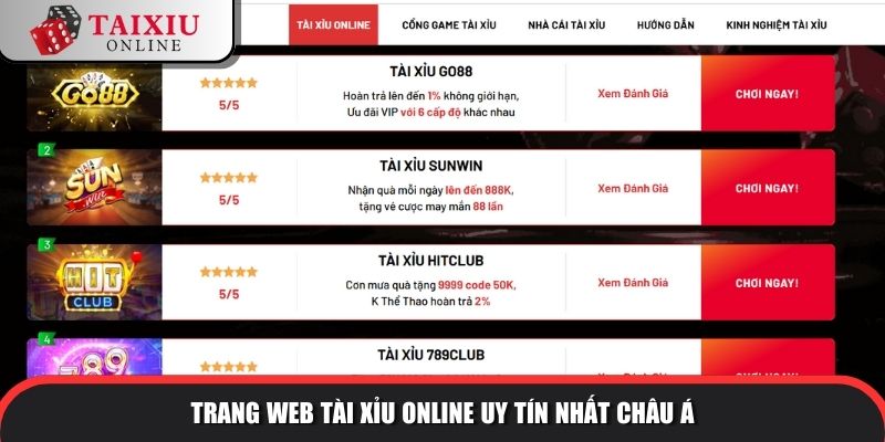 Tài Xỉu Online Uy Tín – Chơi Ngay, Nhận Thưởng Liền Tay