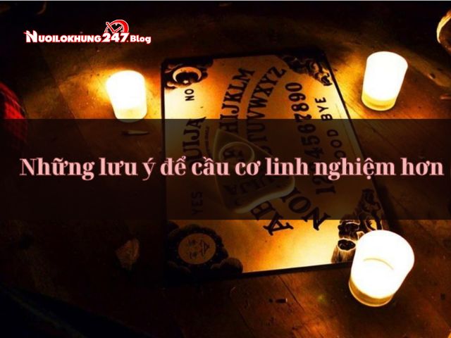 cách cầu cơ xin số đề linh nghiệm