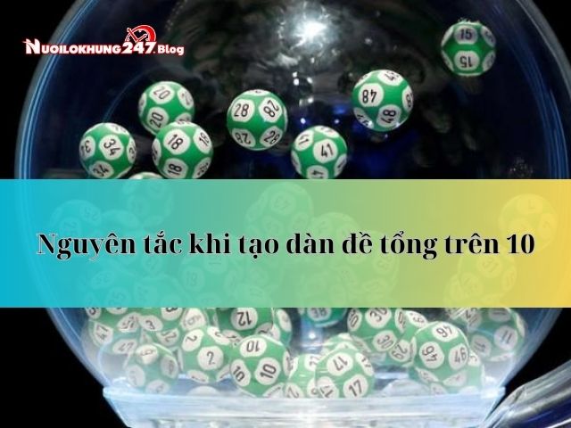 tạo dàn đề tổng trên 10
